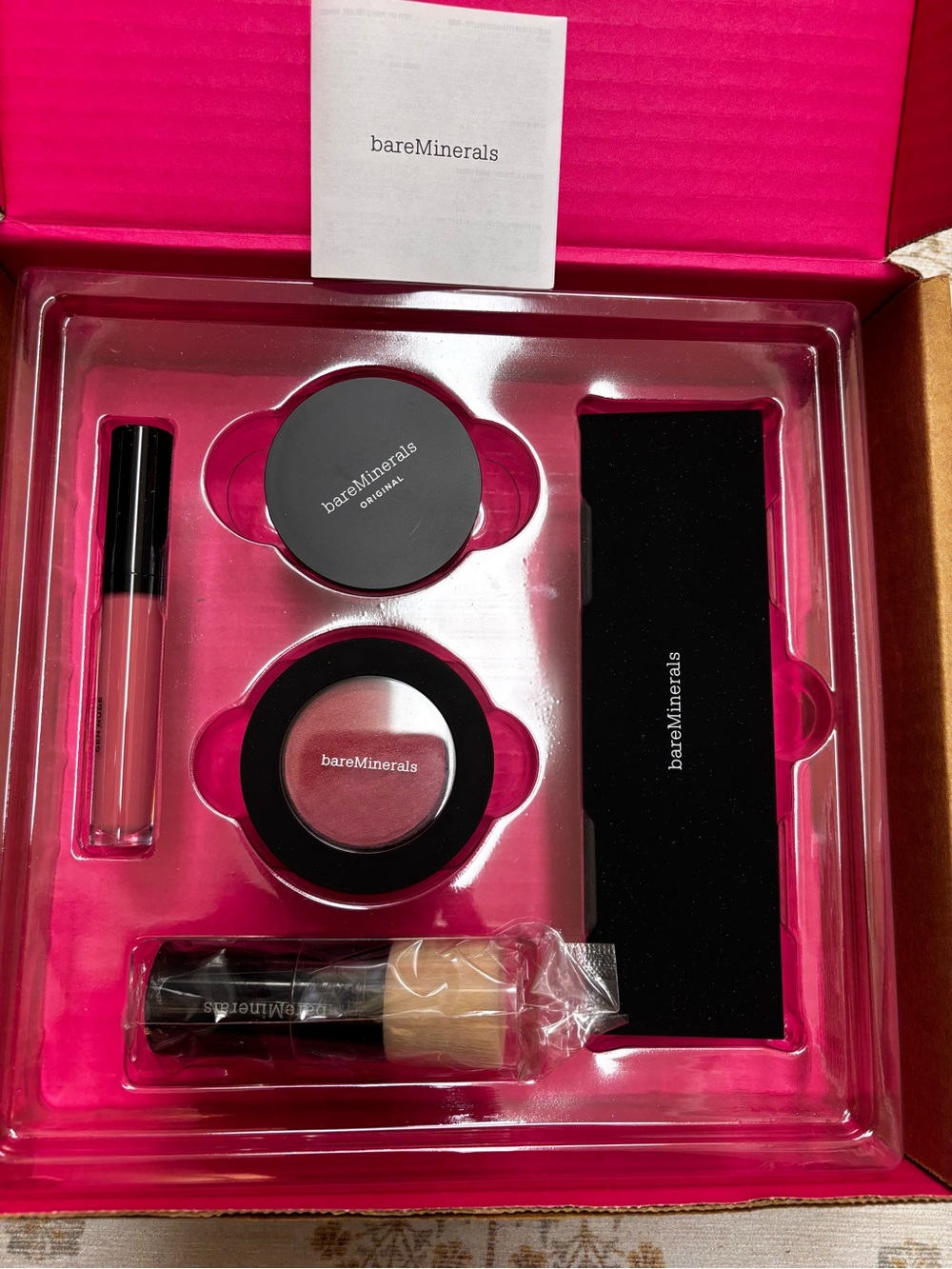 bareMinerals Pink Lip Gloss & Rose Blush Set